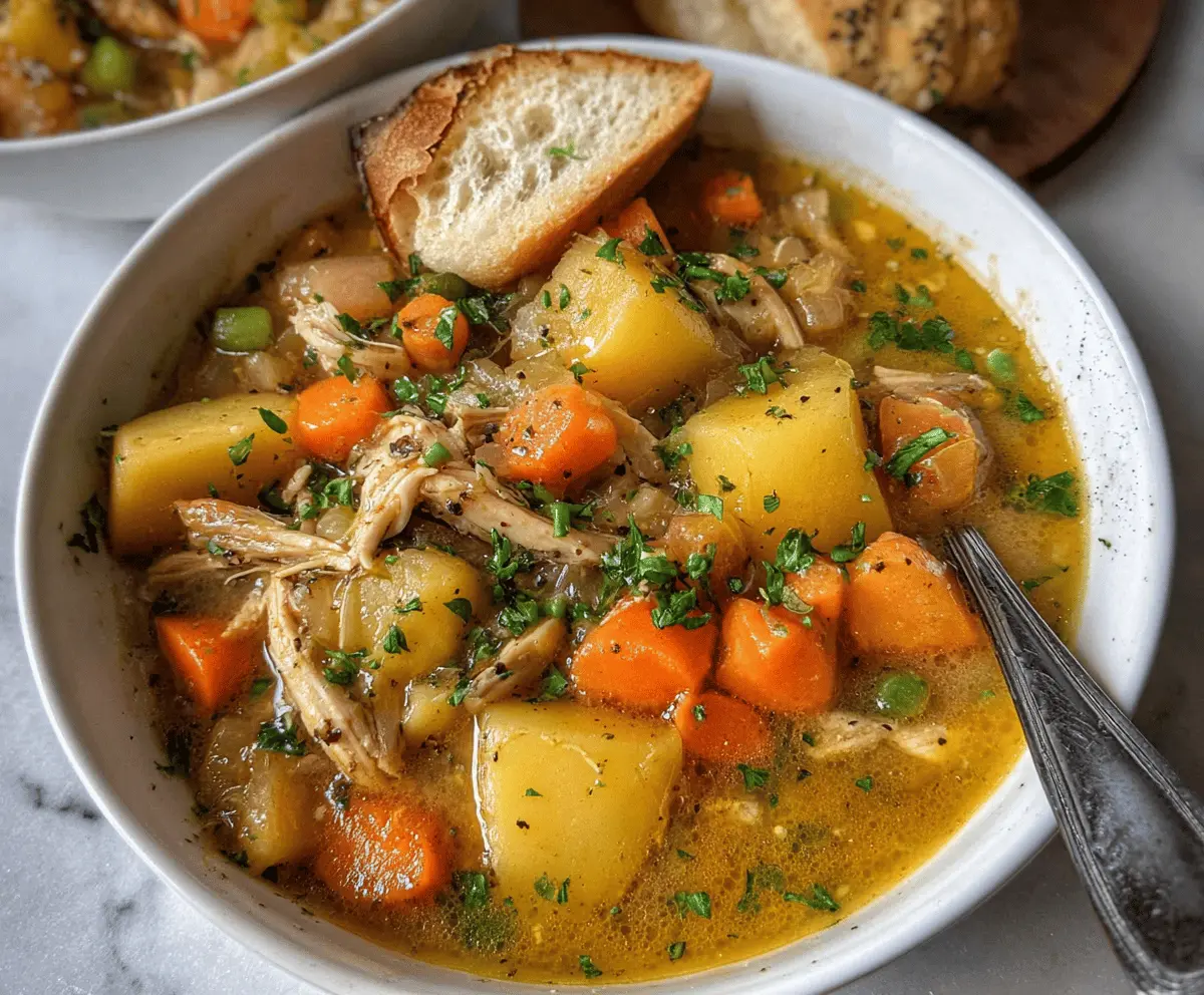 Hearty Slow Cooker Chicken Stew Recipe