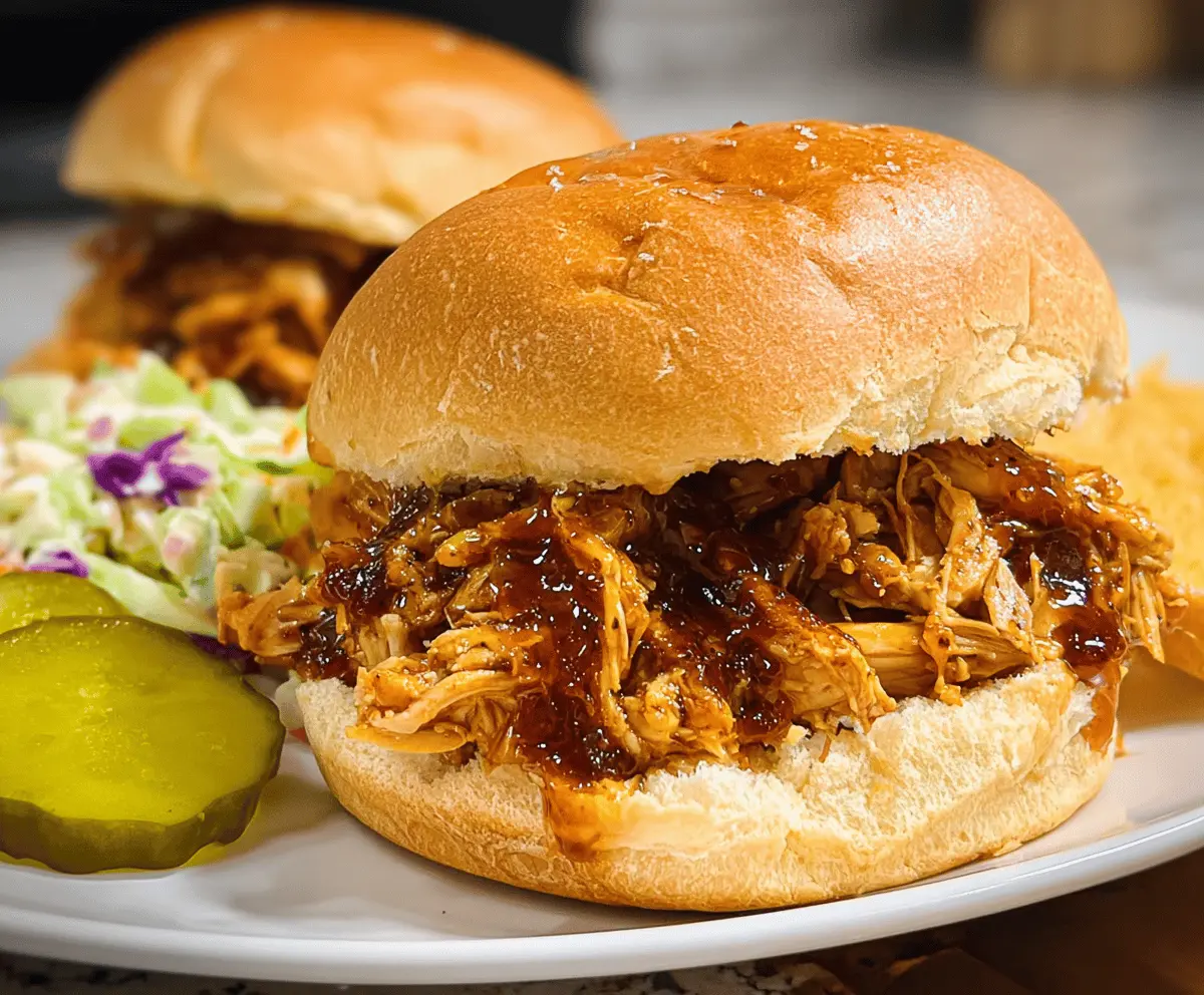 Slow Cooker Hot Honey Chicken Sandwich Recipe