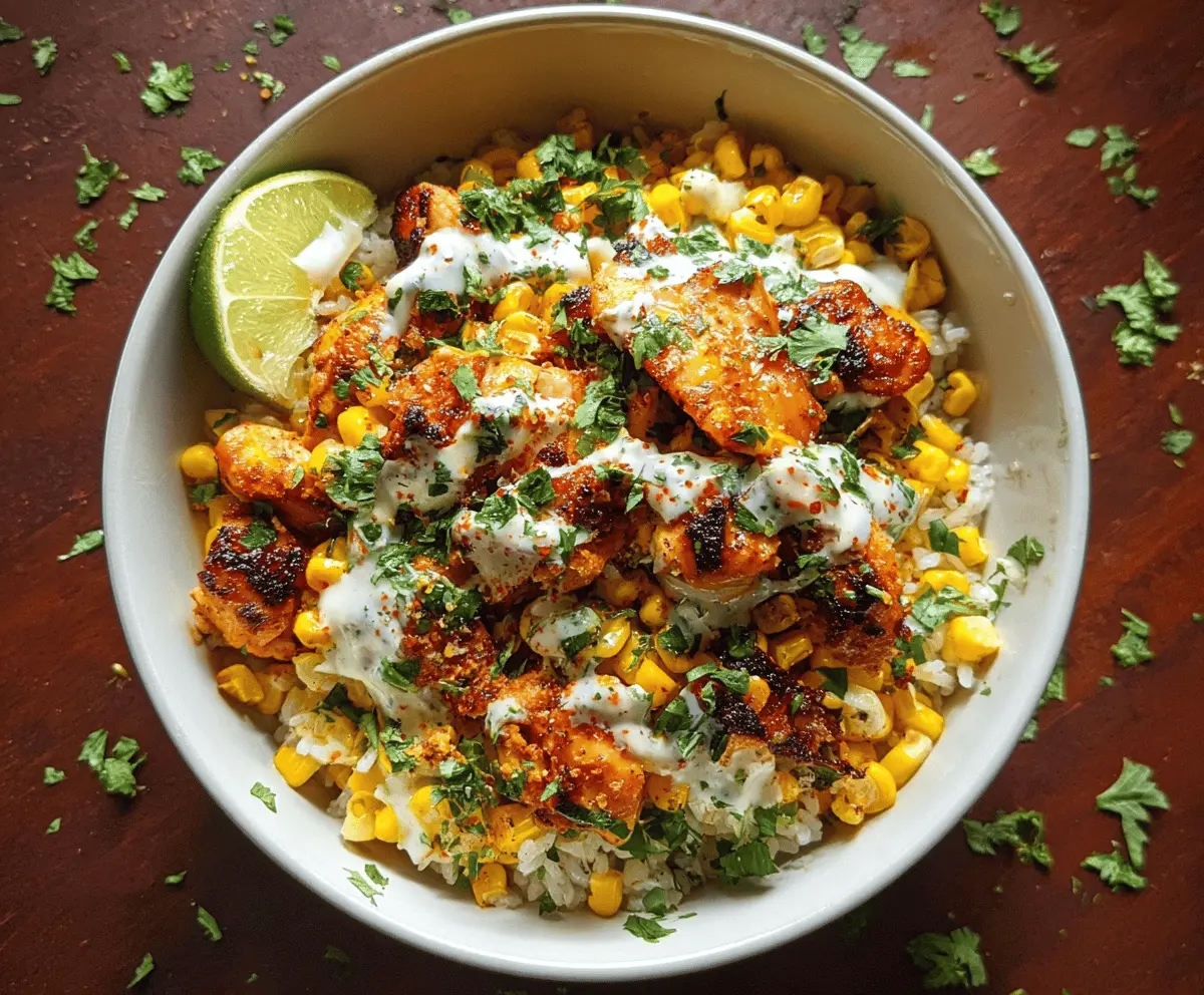 Easy Street Corn Chicken Rice Bowl Recipe