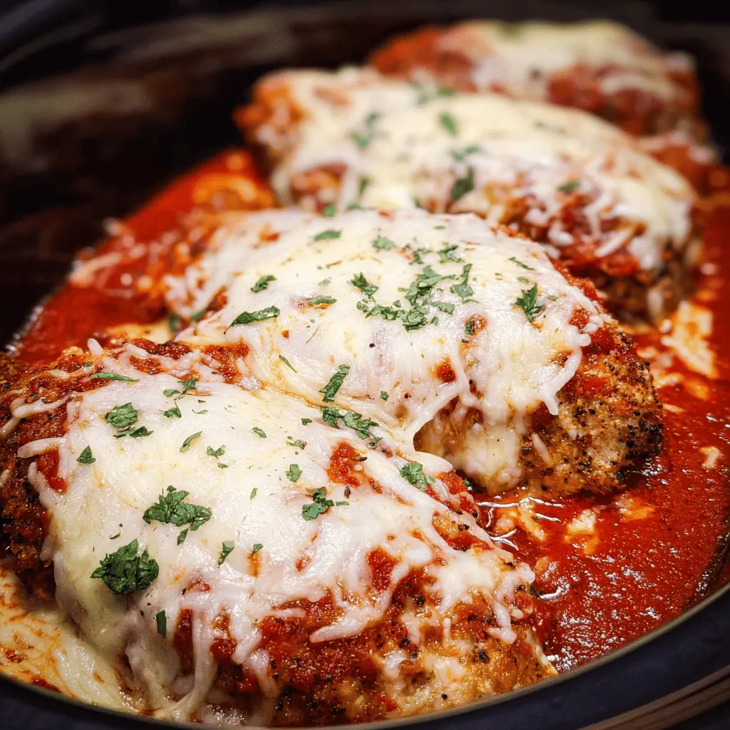 Easy Crock-Pot Chicken Parmesan Recipe