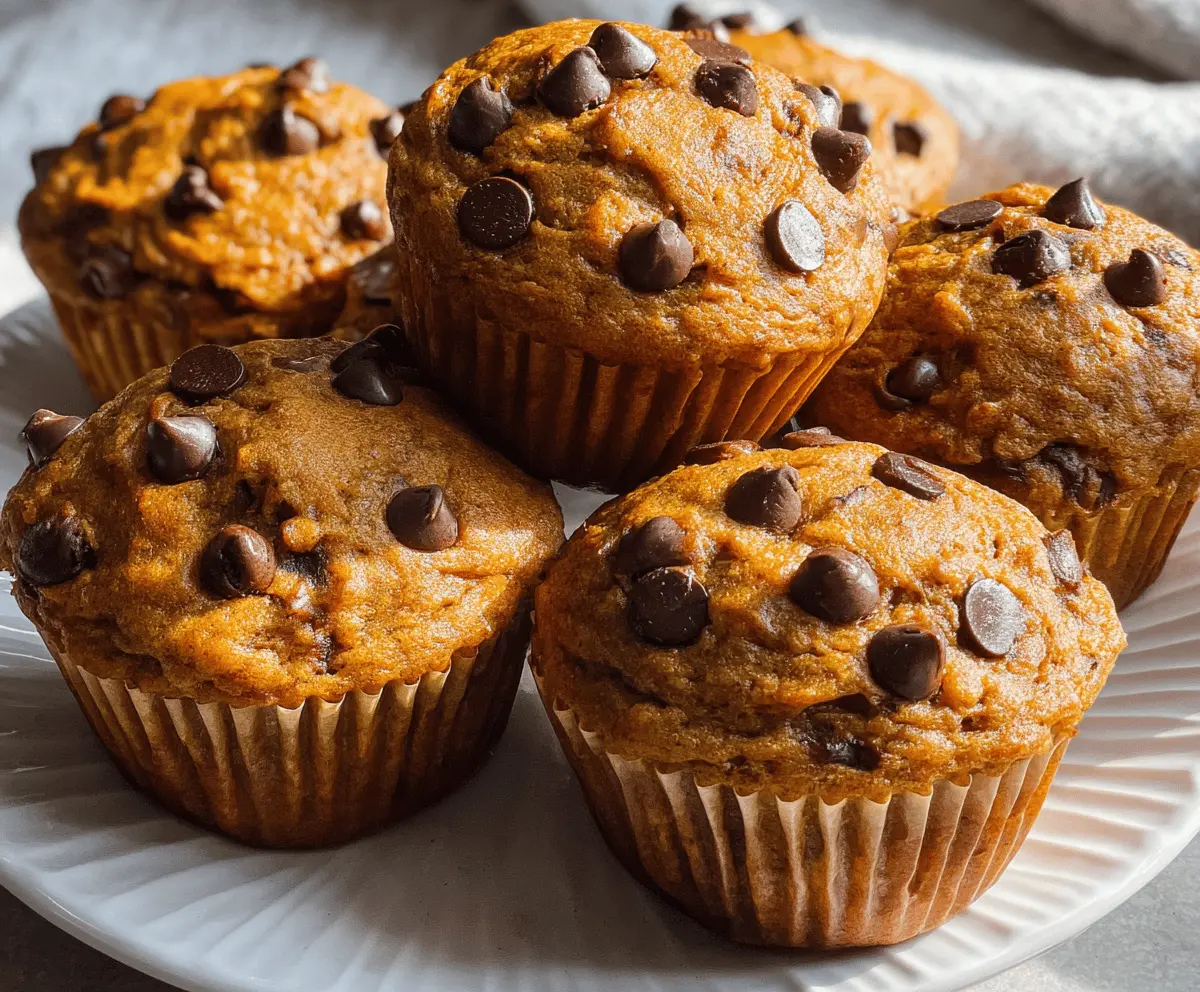 Moist Pumpkin Chocolate Chip Muffins Recipe