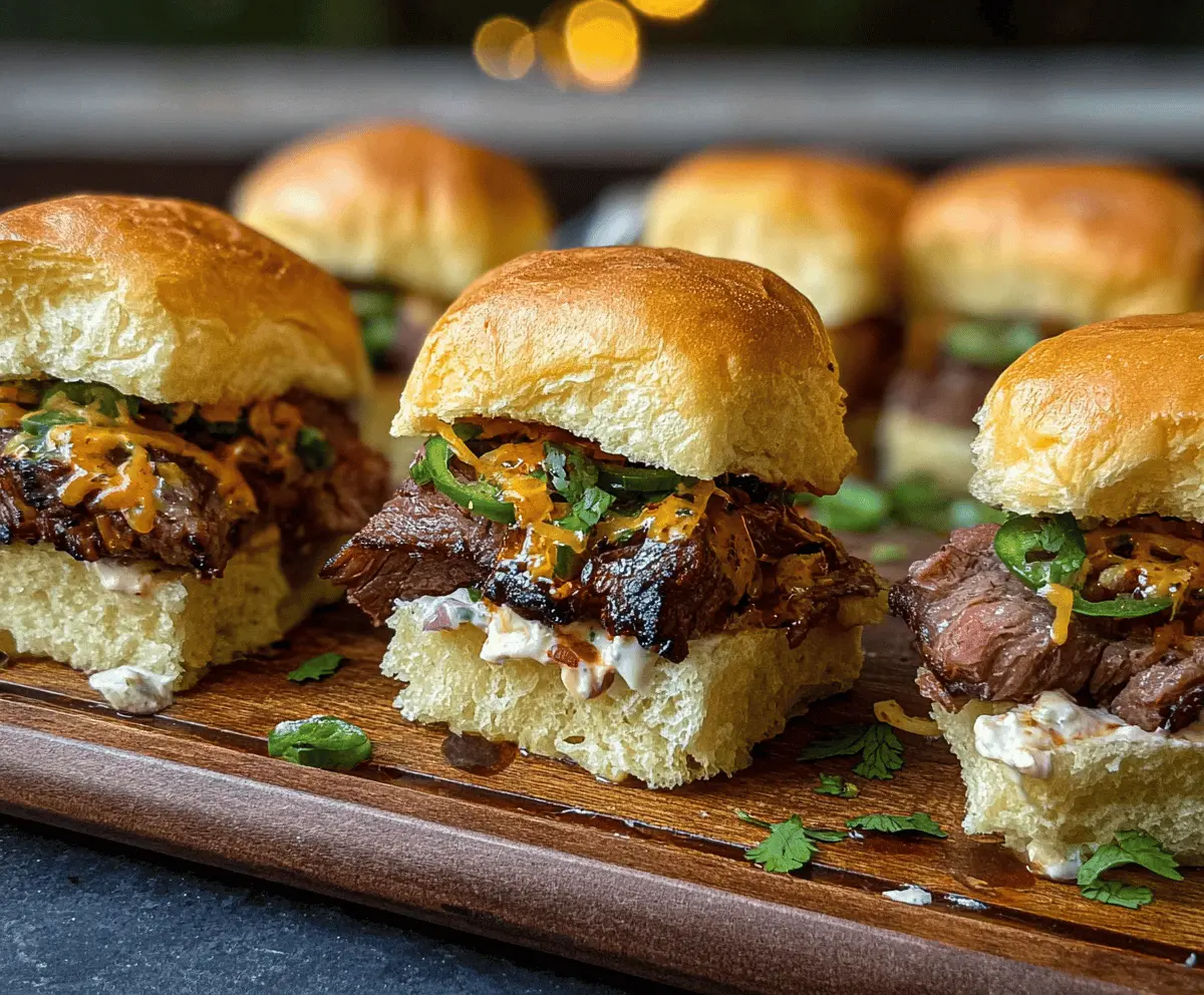Easy Cowboy Butter Steak Sliders Recipe