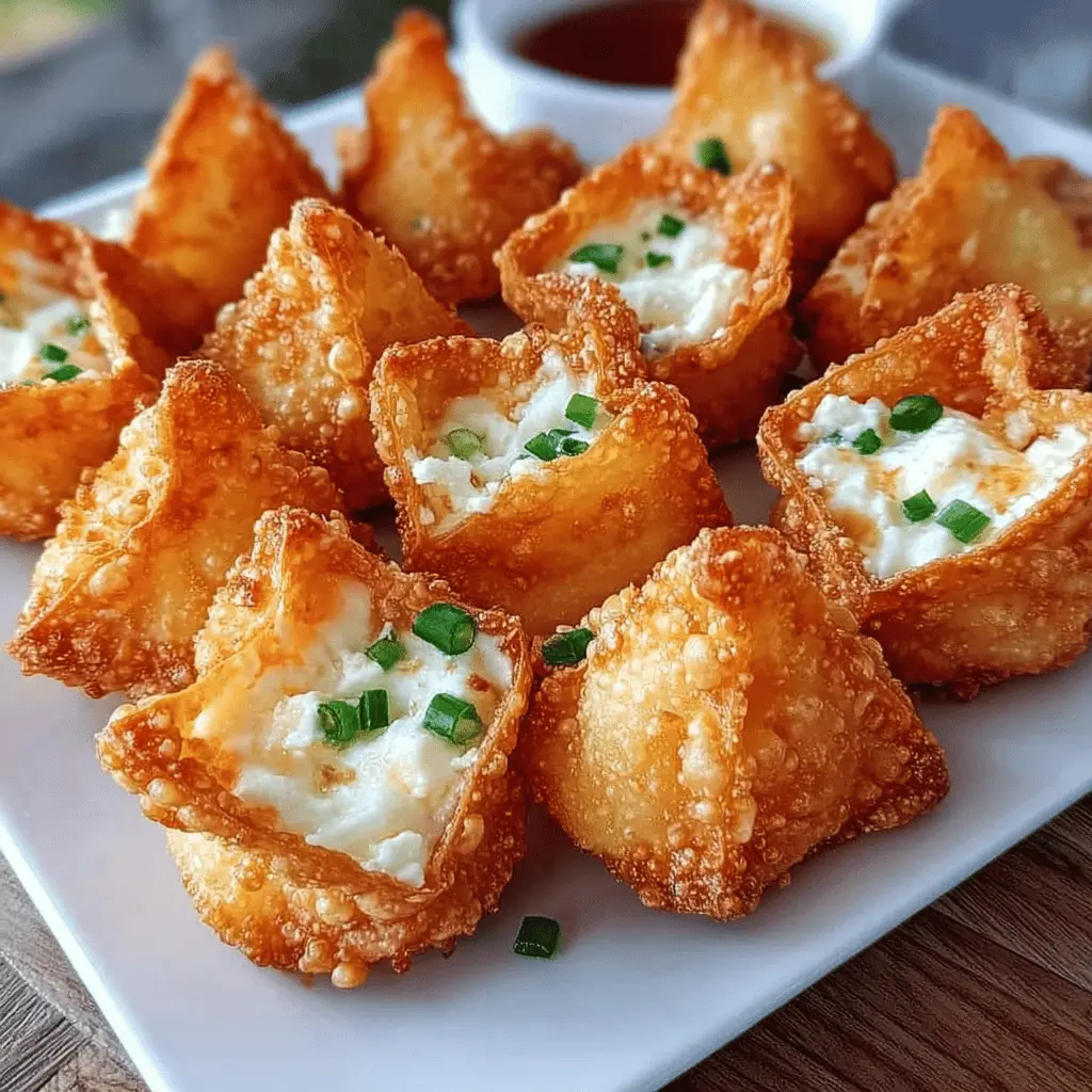 Crispy Crab Rangoon Bombs With Creamy Filling