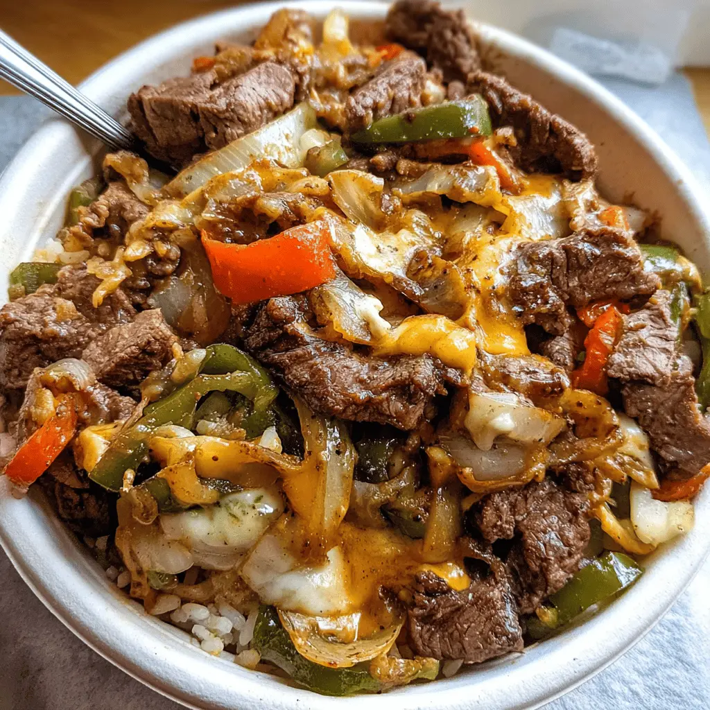 Easy Philly Cheesesteak Bowls Recipe