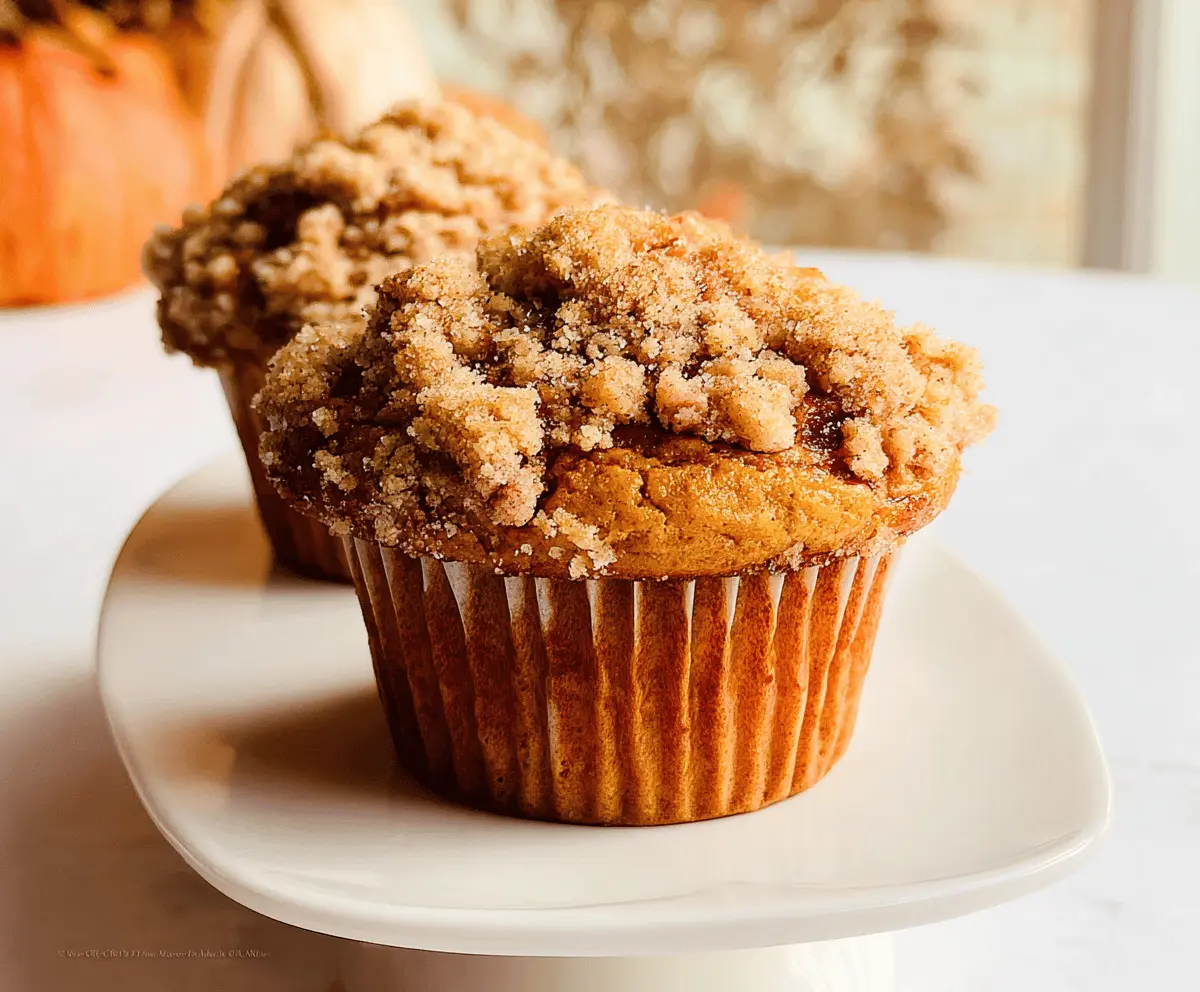 Moist Apple Pumpkin Streusel Muffins Recipe
