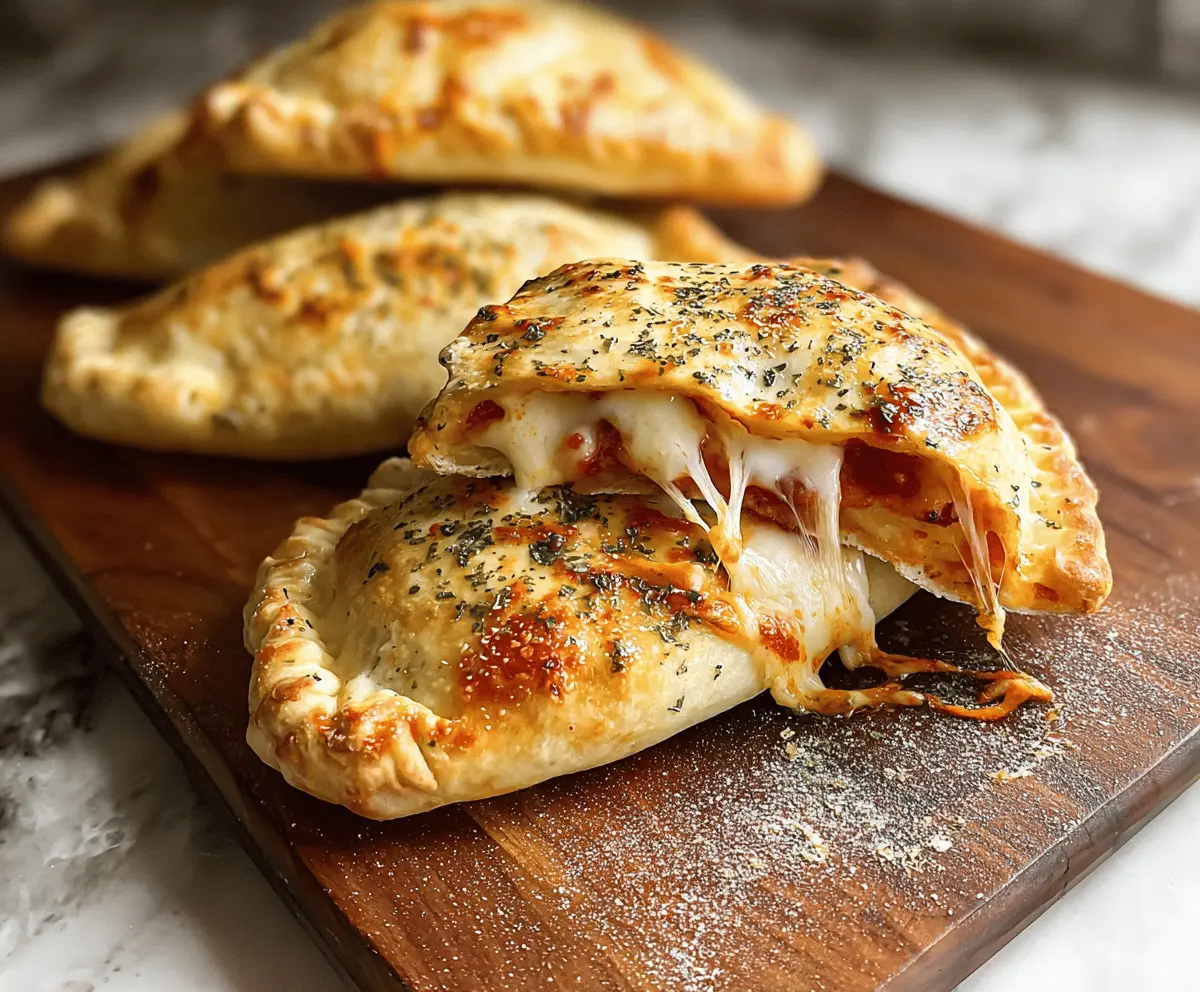 Easy Homemade Cheesy Pizza Pockets Recipe