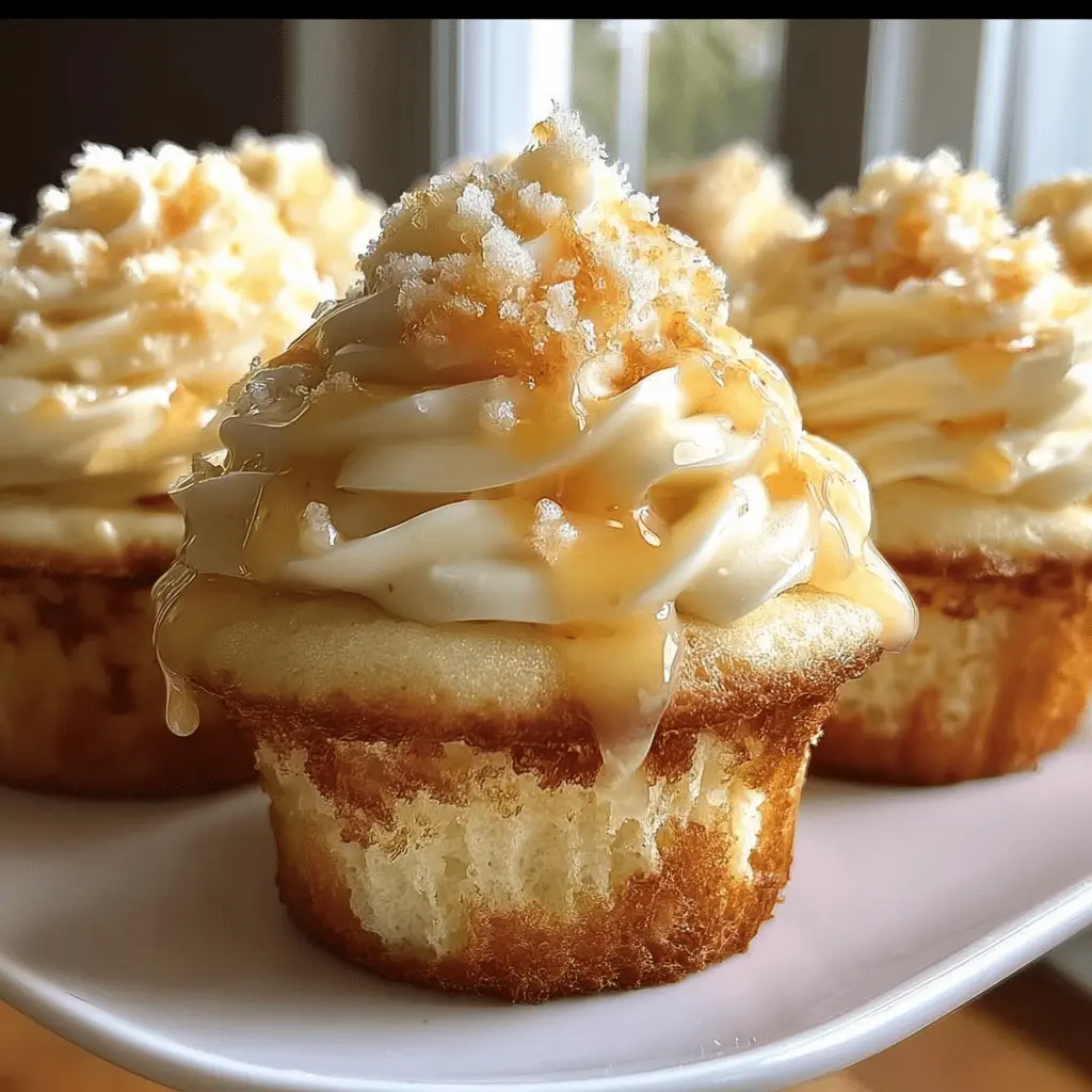 Honey Peach Cream Cheese Cupcakes Recipe