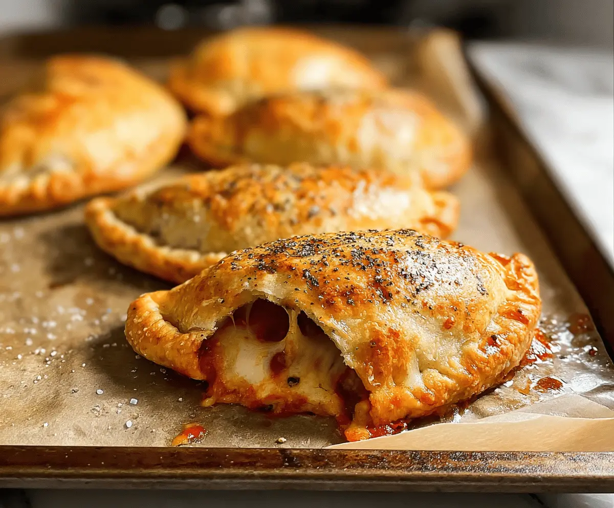 Easy Cheesy Pizza Pockets Recipe for Kids