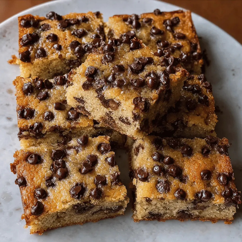 Easy Chocolate Chip Banana Bars Recipe
