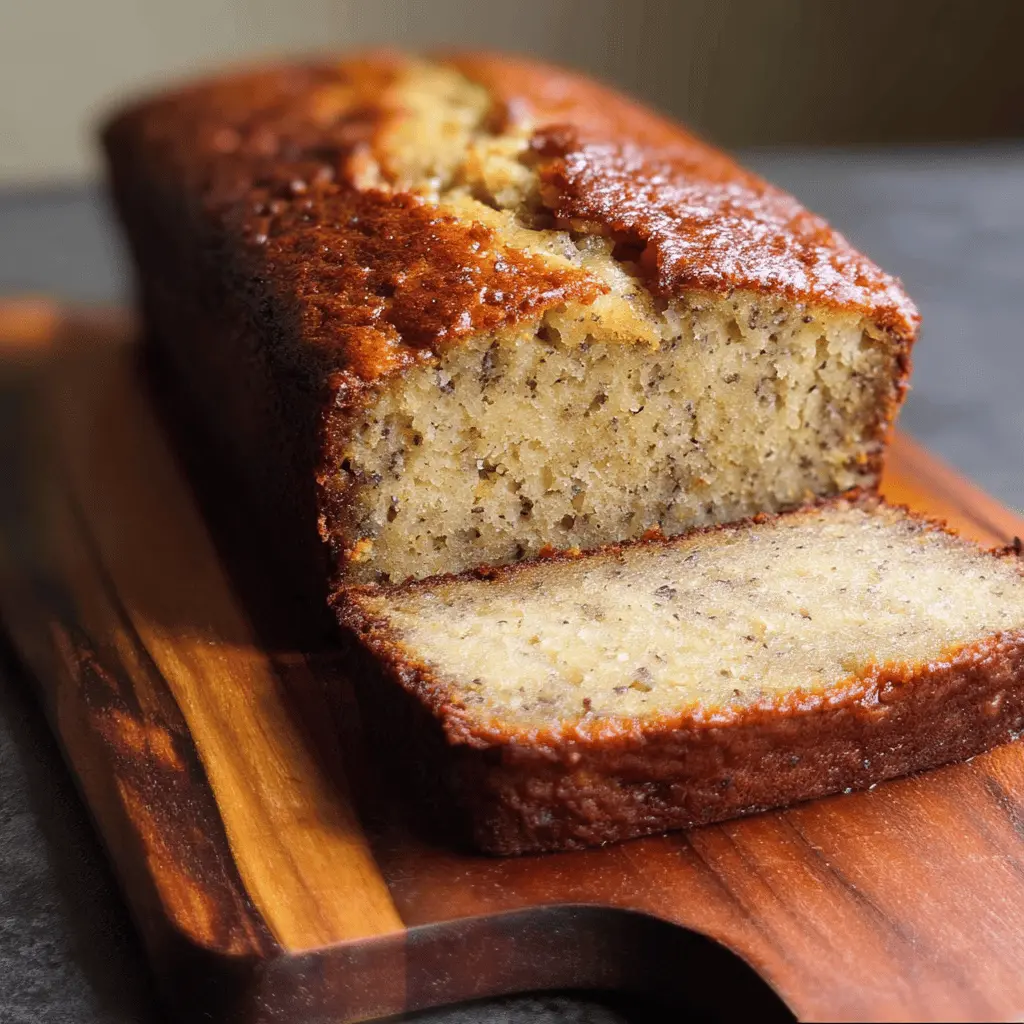 Moist Buttermilk Banana Bread Recipe