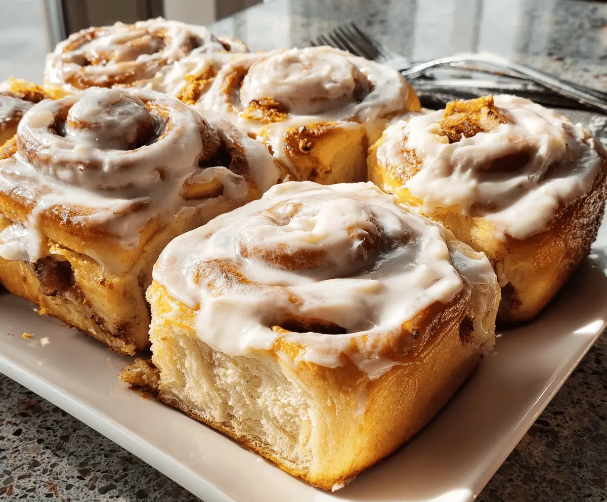 Banana Bread Cinnamon Rolls With Cream Cheese Frosting