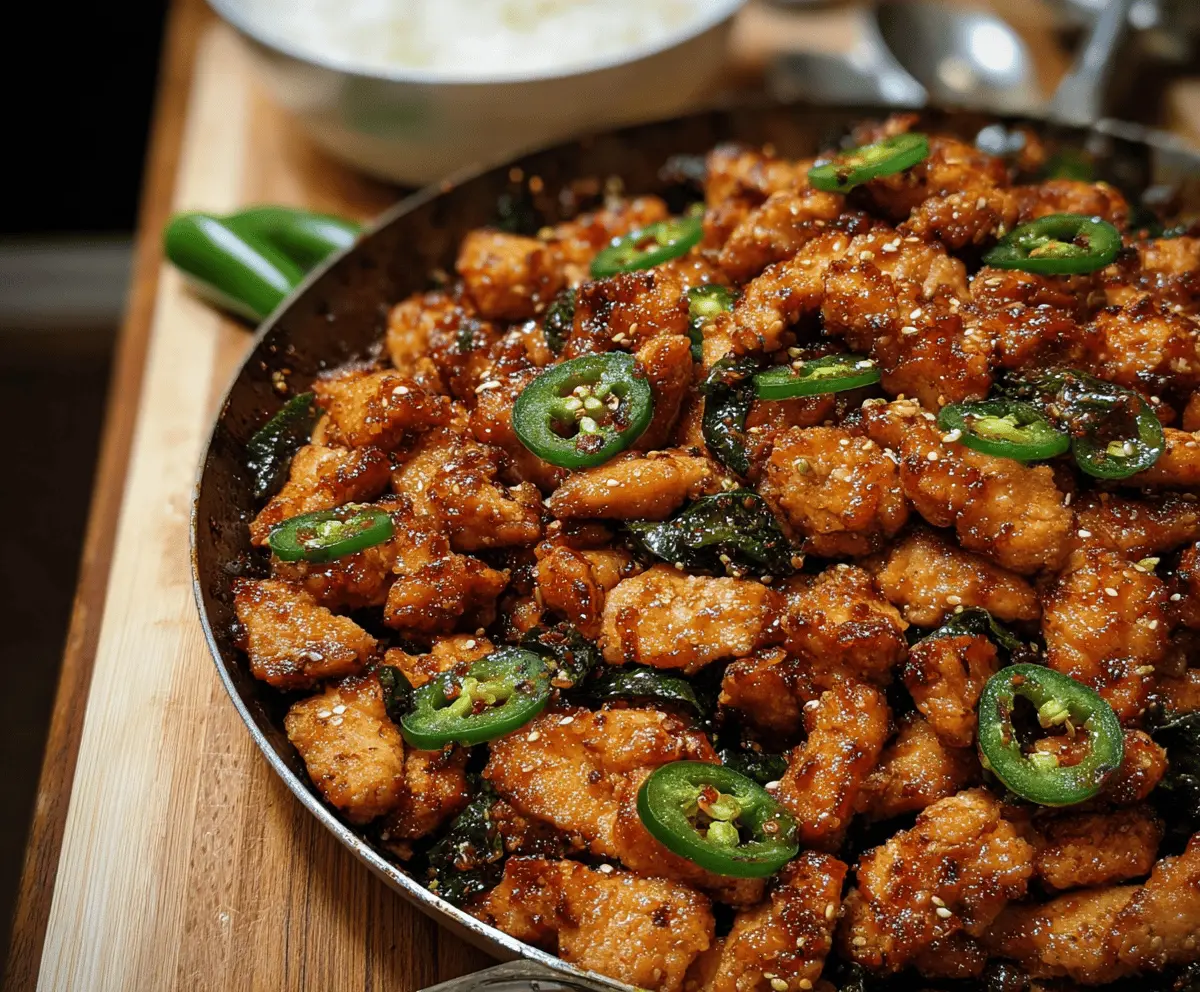 Easy Spicy Jalapeño Chicken Recipe