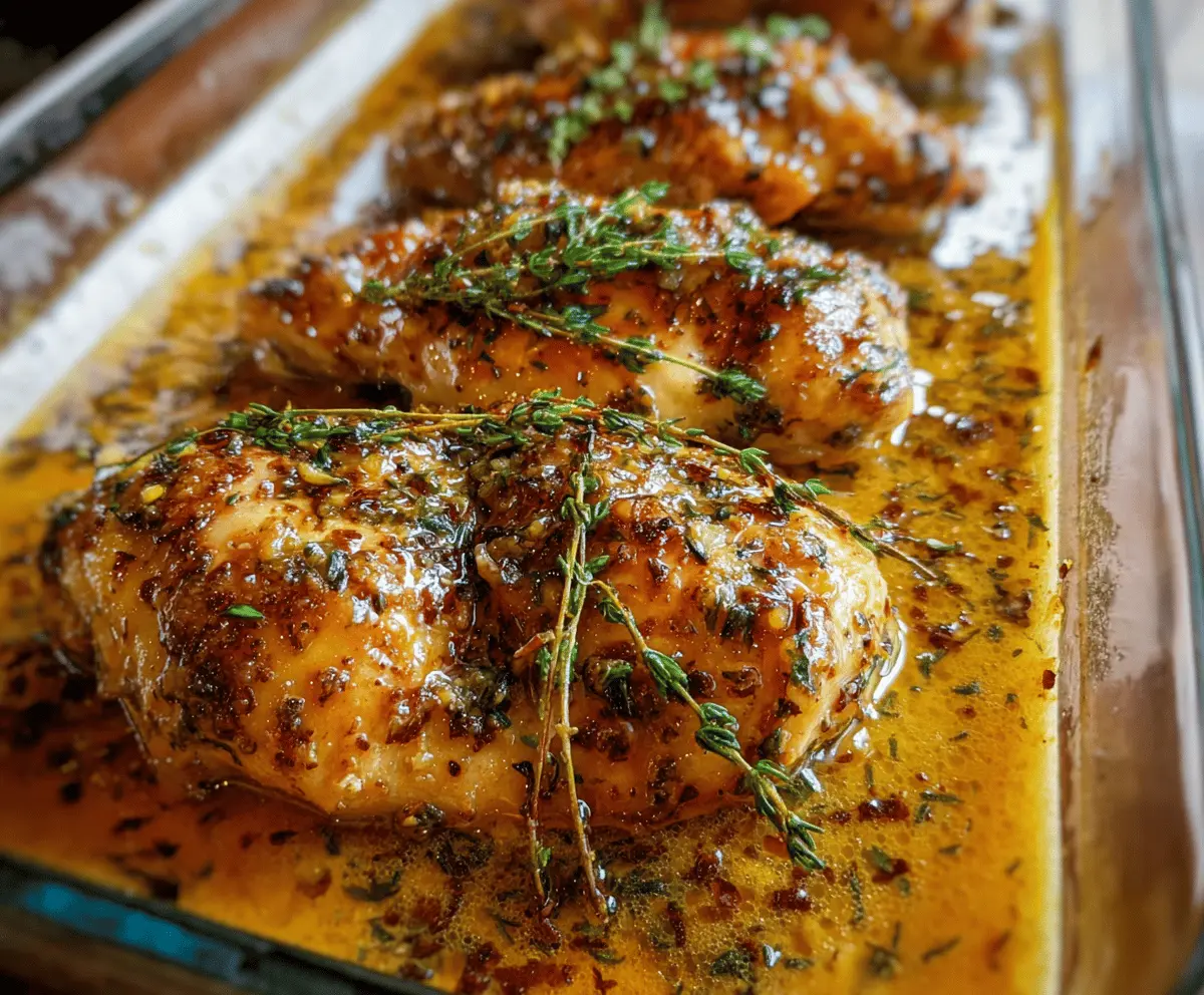 Easy Baked Honey Dijon Chicken Recipe