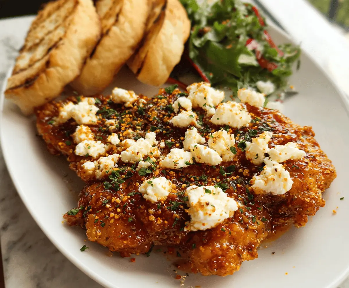 Easy Hot Honey Feta Chicken Recipe