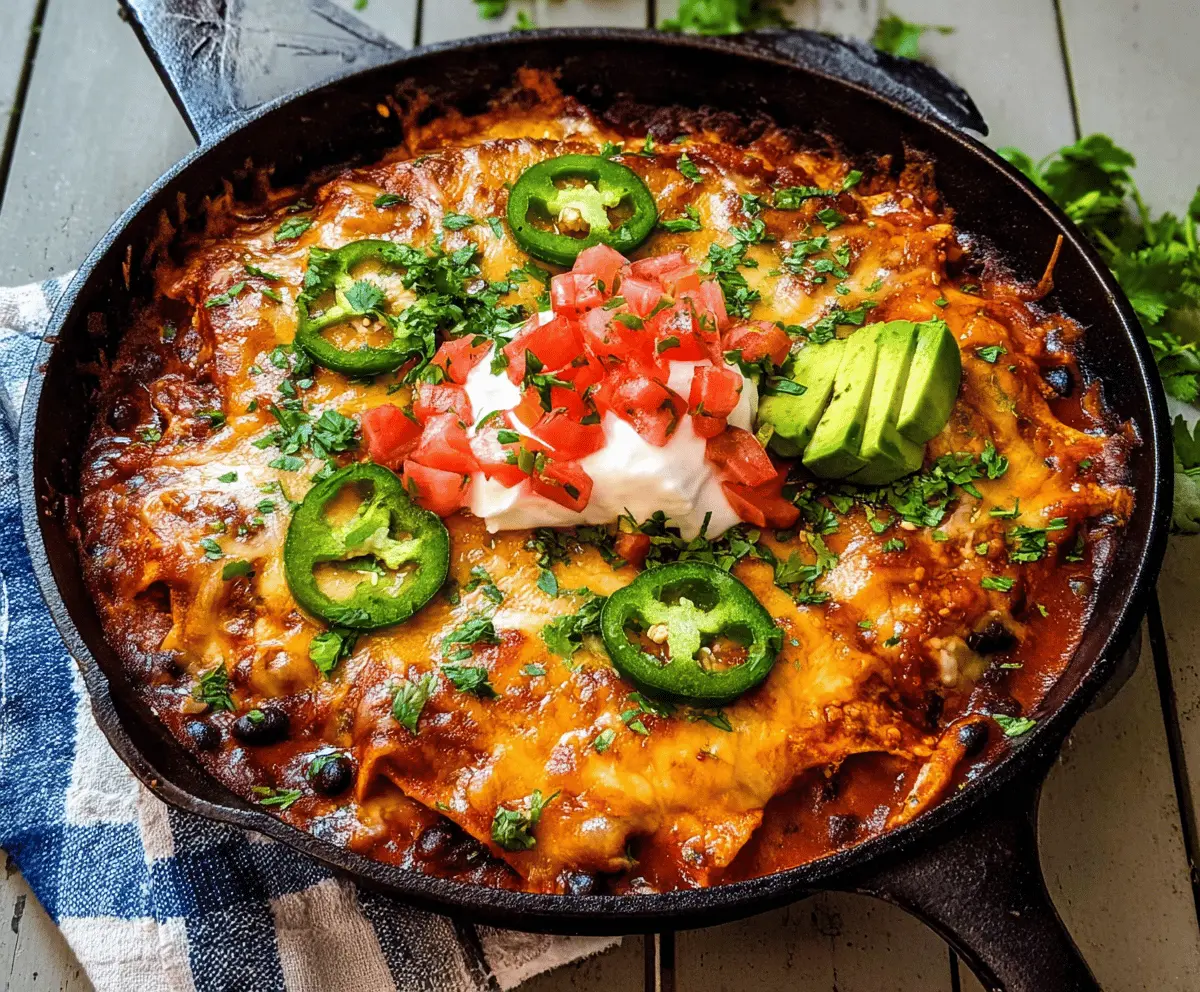 Healthy Enchilada Skillet Recipe for Easy Dinners