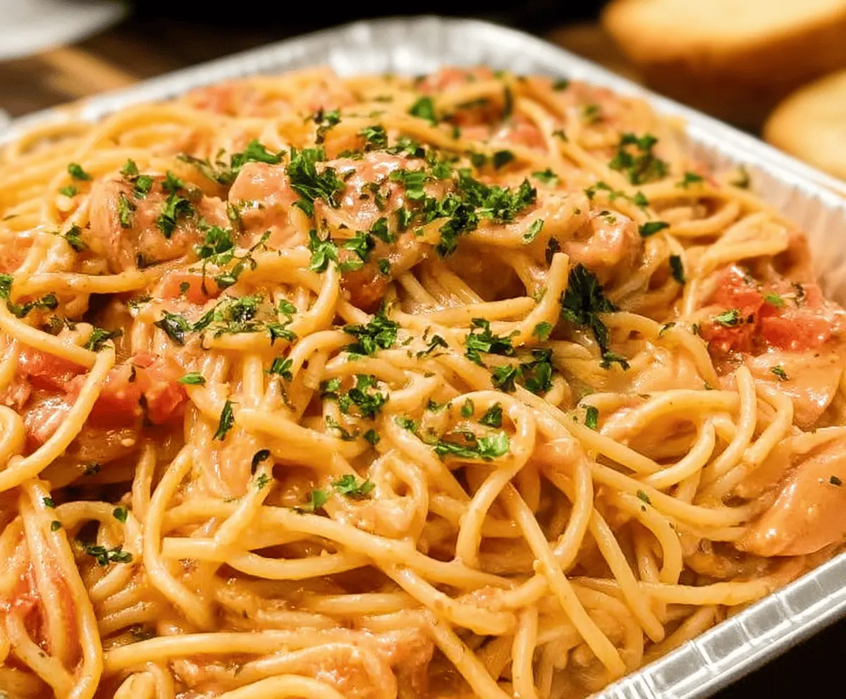 Creamy Chicken Spaghetti Recipe Easy and Comforting