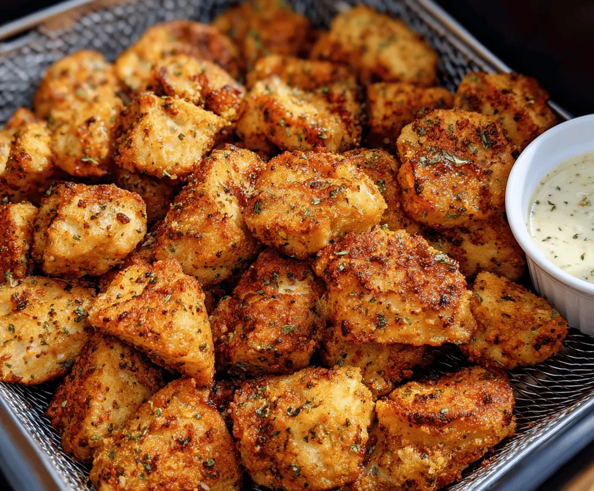 Crispy Air Fryer Ranch Chicken Bites
