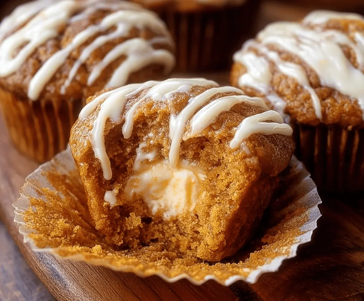 Delicious Starbucks Pumpkin Cream Cheese Muffins with a golden-brown top and creamy filling, perfect for fall-inspired baking.