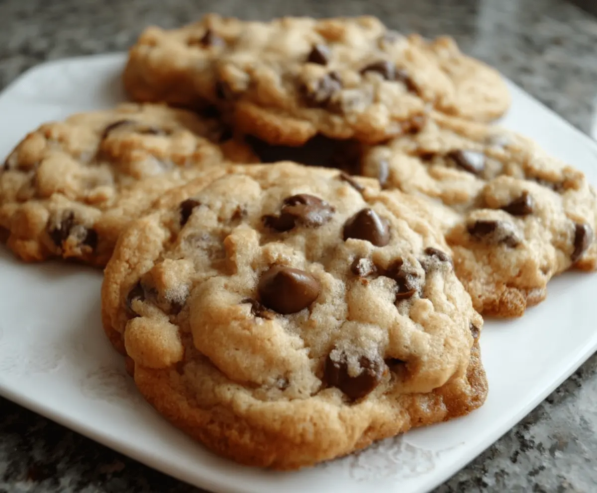 Delicious homemade Bill's Chocolate Chip Cookies with gooey chocolate chips and golden-brown edges
