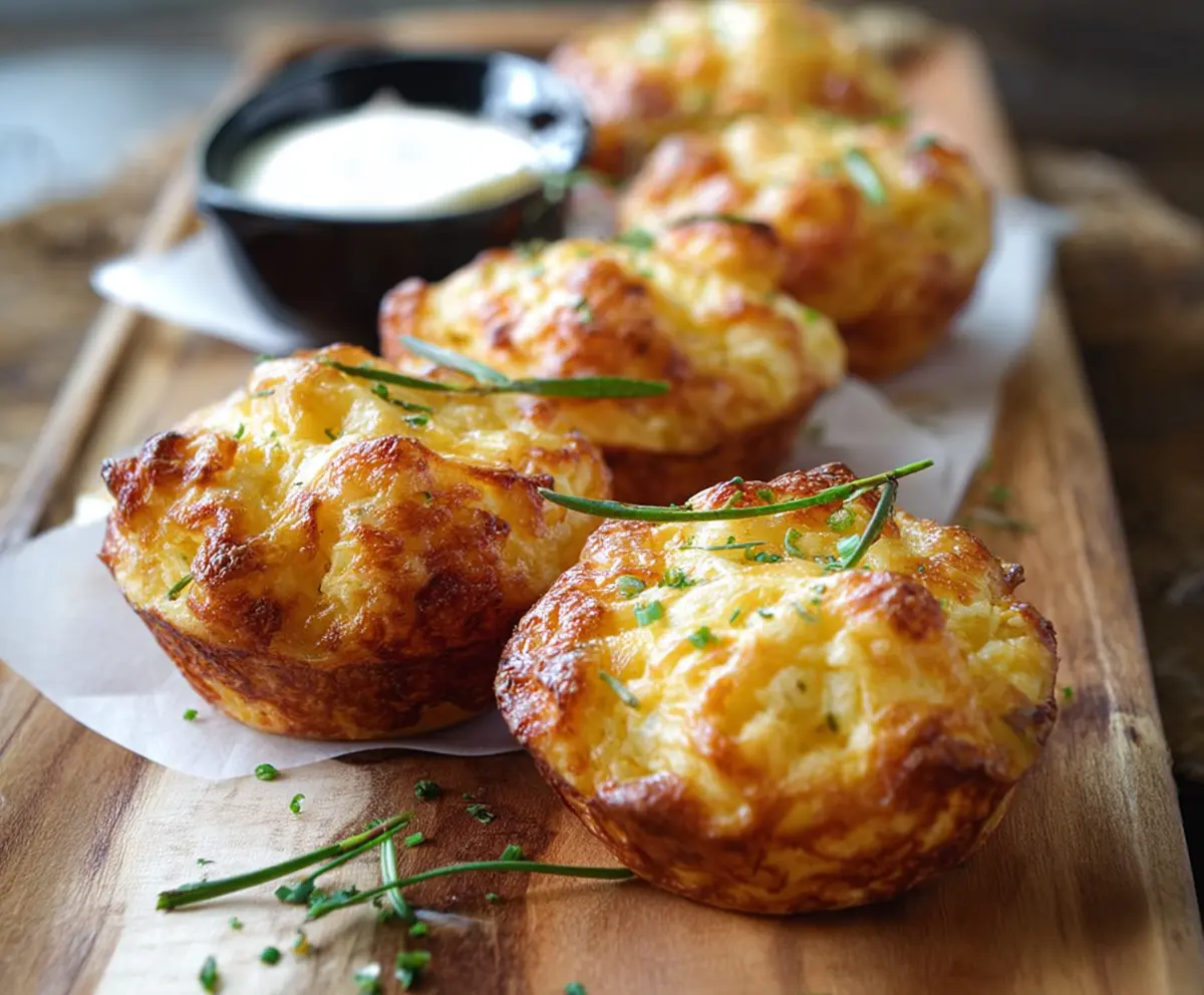 Delicious Mashed Potato Cheese Puffs served as a savory snack or appetizer.