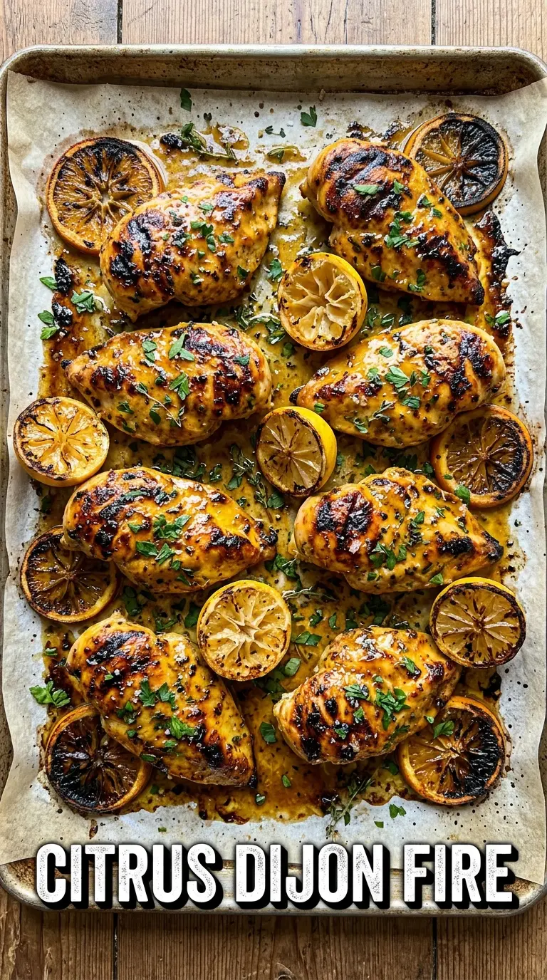 Citrus Dijon Grilled Chicken Marinade bright tangy juicy