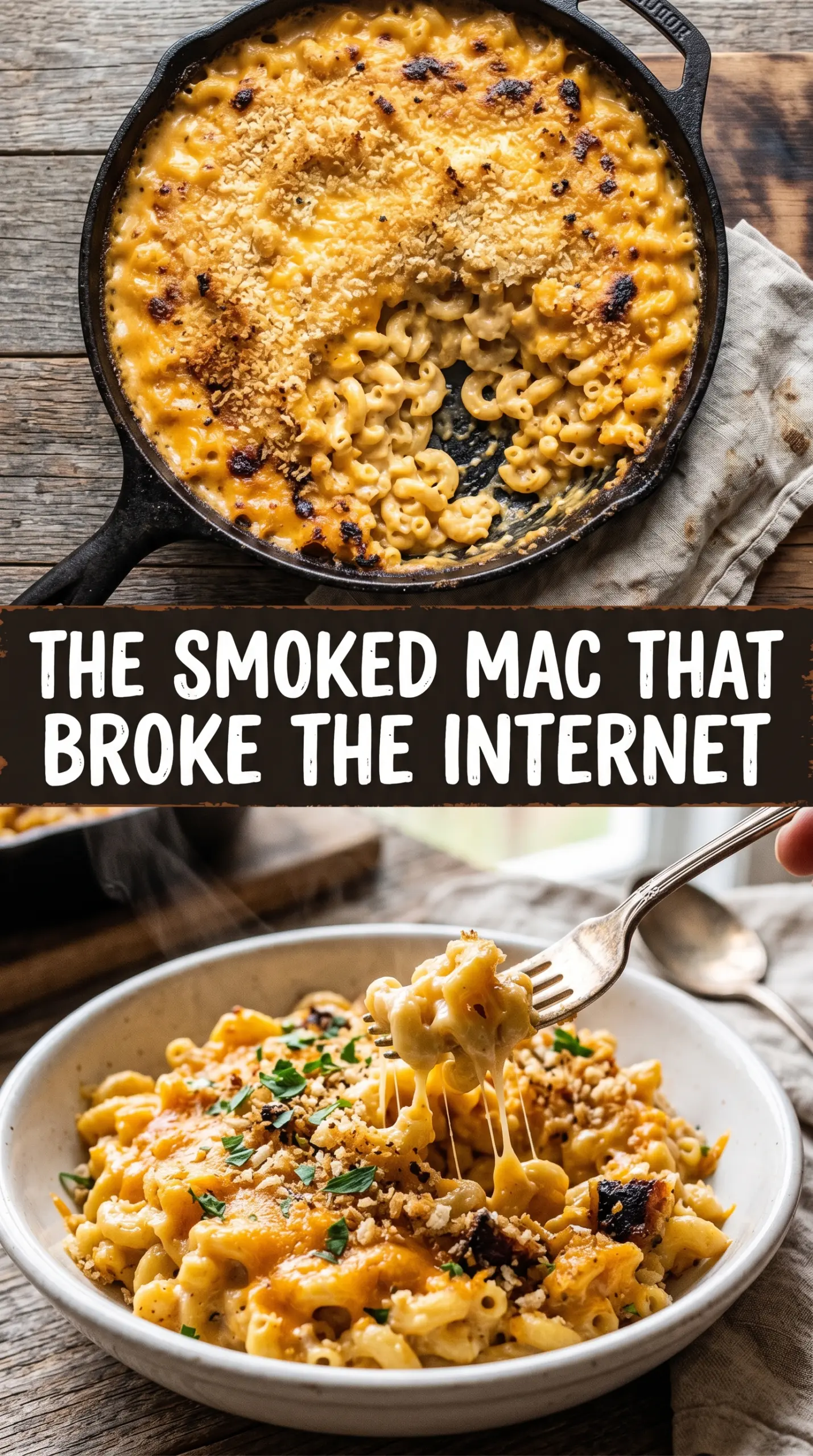 Groark Boys BBQ Smoked Mac and Cheese creamy smoky