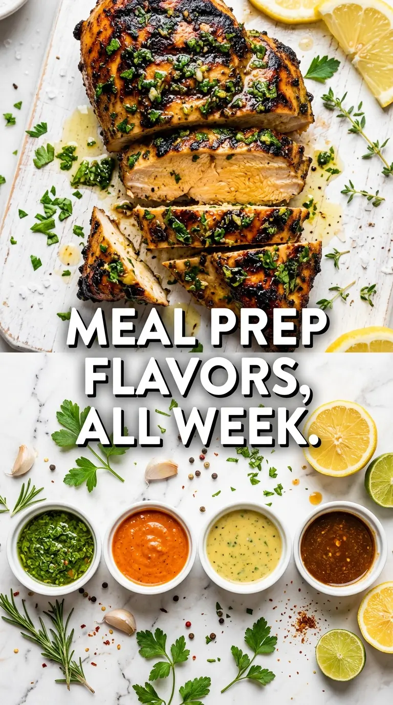 Healthy Chicken Marinade Recipes Collection fresh citrus herbs