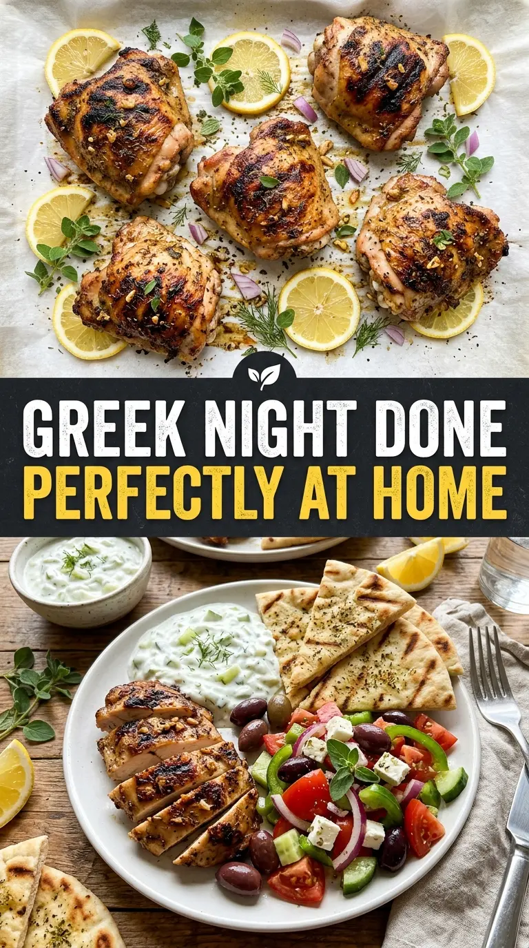 Juicy Greek Chicken lemon oregano grilled