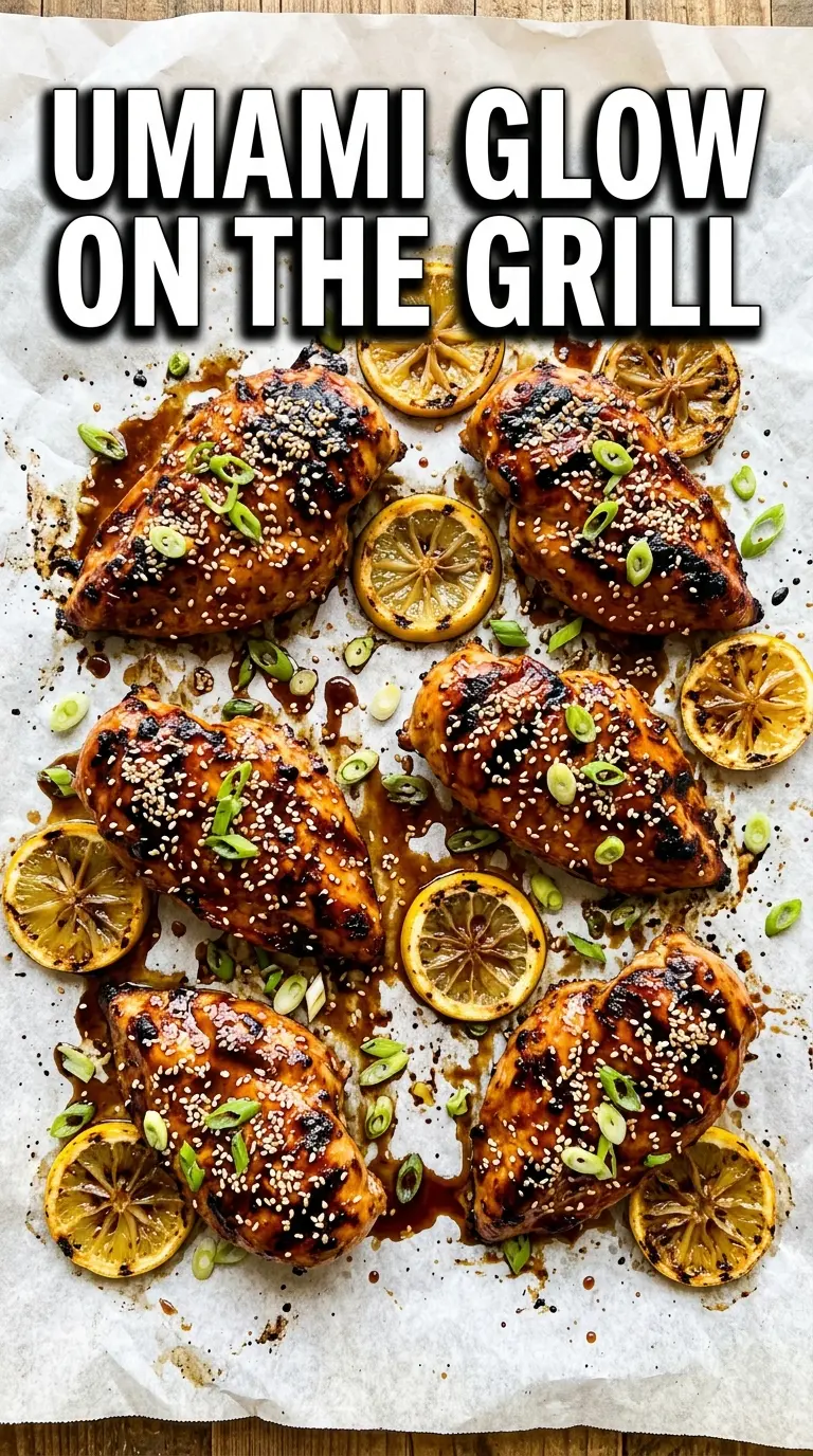 Lemon Ginger Soy Marinated Grilled Chicken bright aromatic grilled chicken
