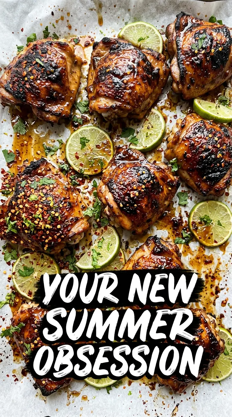 Spicy Honey-Lime Chicken grilled chicken, charred glaze, citrus