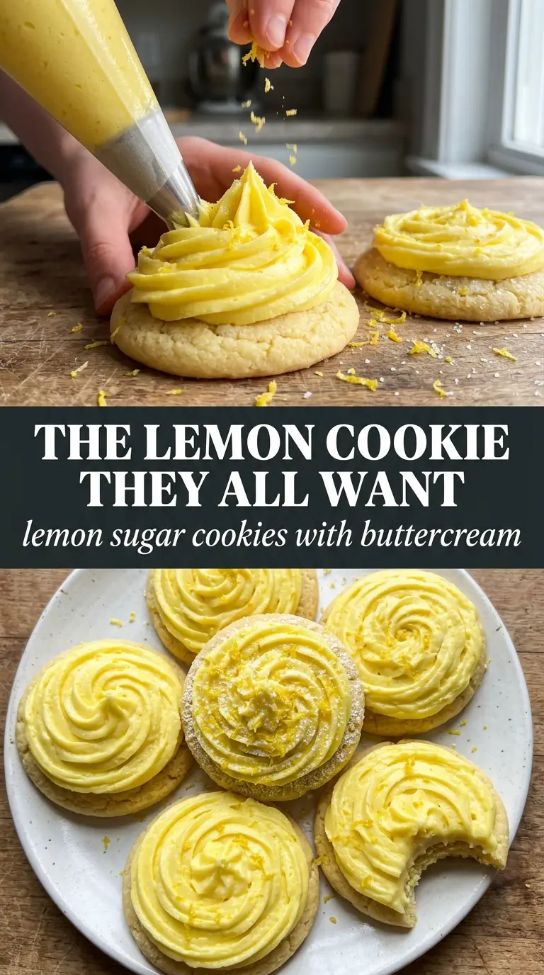 Lemon Sugar Cookies soft crackled glazed