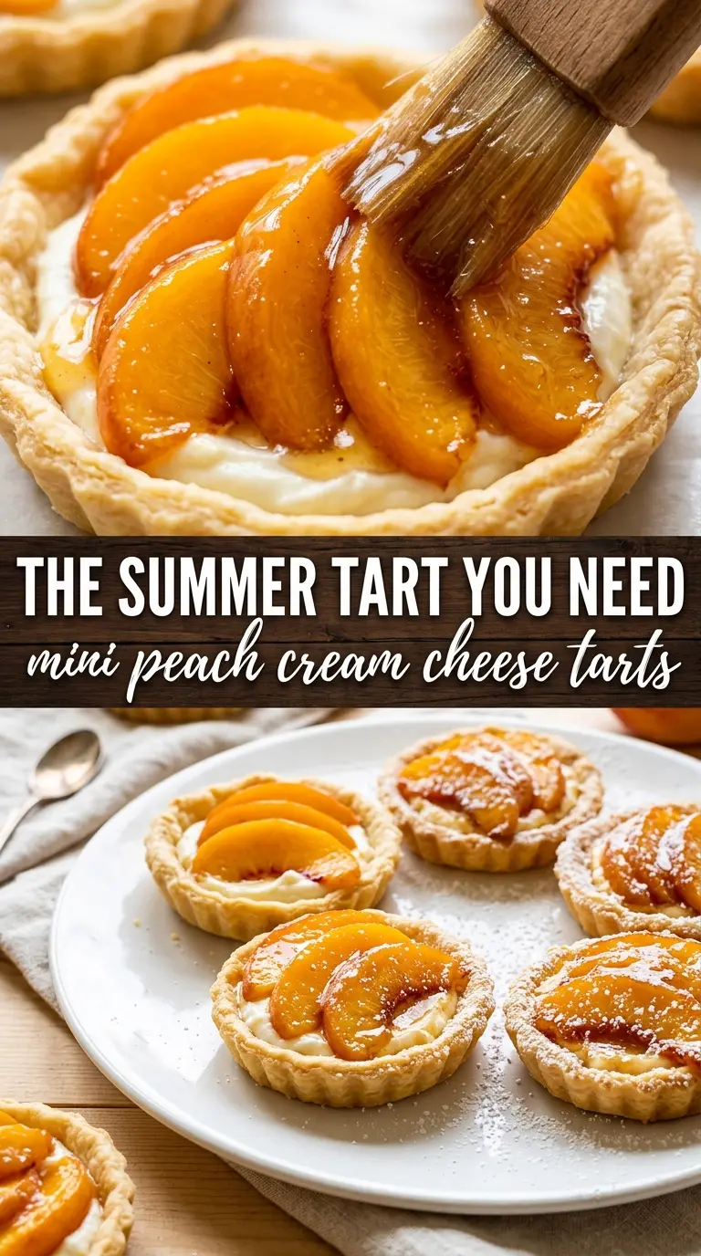 Peach dessert on a plate