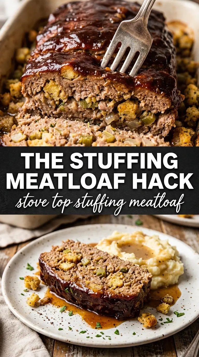 Stove Top Stuffing Meatloaf moist glazed