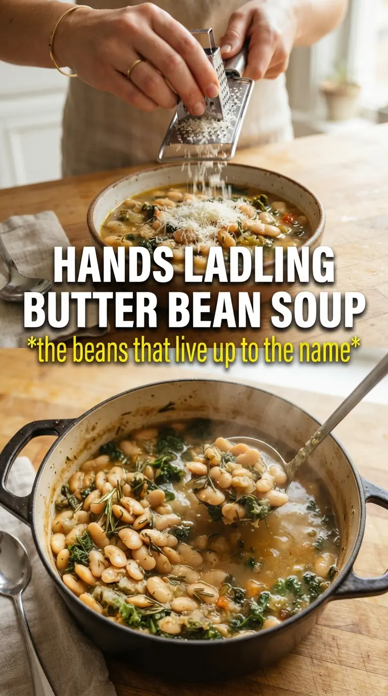 Butter Bean Soup smoky creamy kale ham