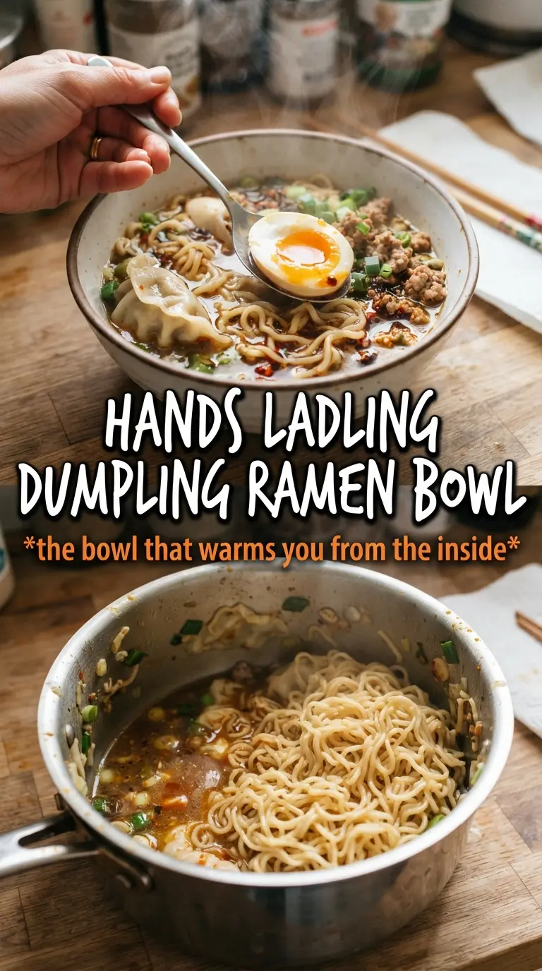 Dumpling Ramen Bowl savory broth noodles