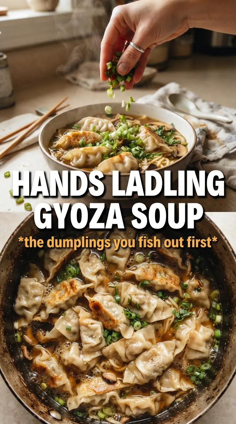Gyoza Soup savory dumpling broth