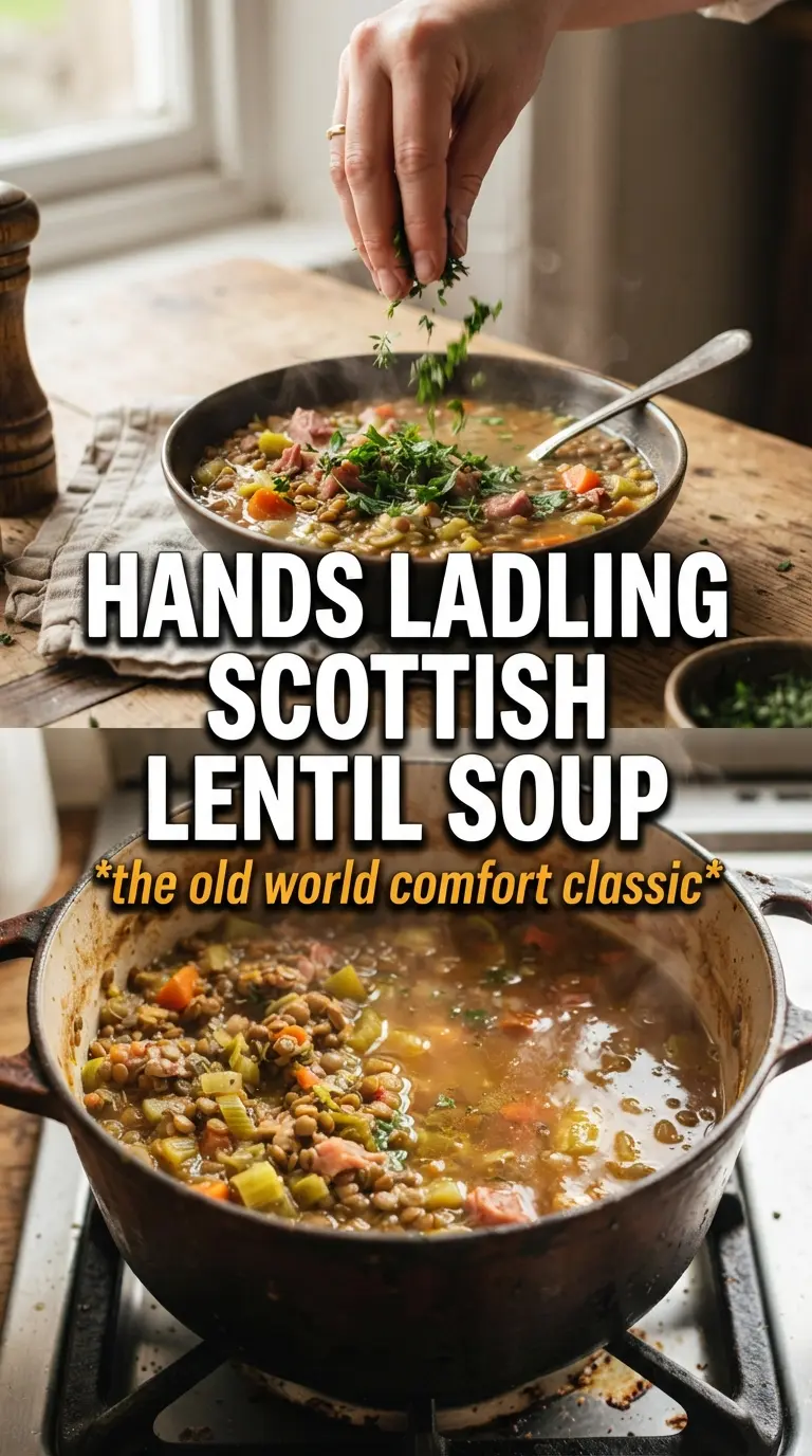 Scottish Lentil Soup creamy smoky hearty
