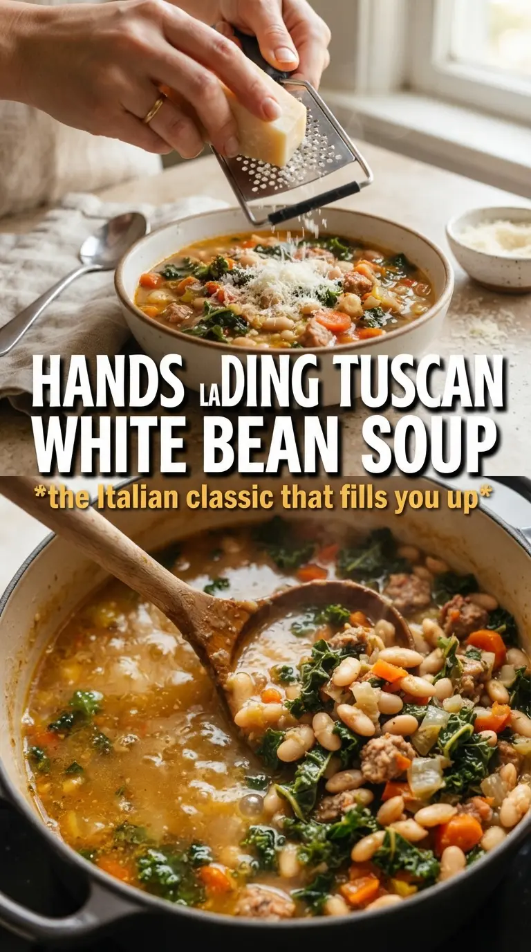 Tuscan White Bean Soup hearty brothy creamy